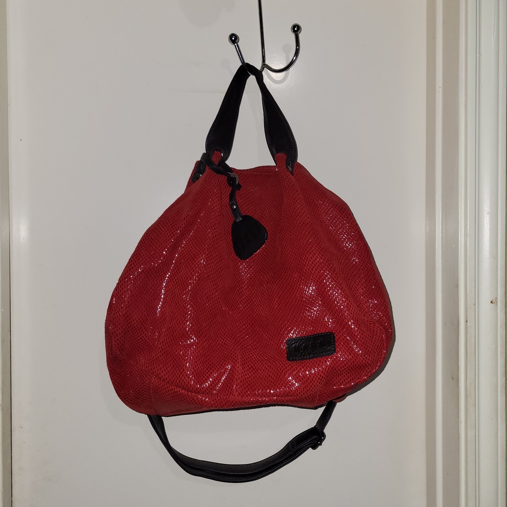 Authentic Marni Red Patent Leather Purse